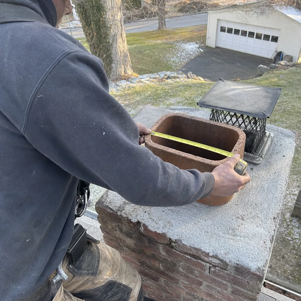 Chimney Cap & Crown in Byram